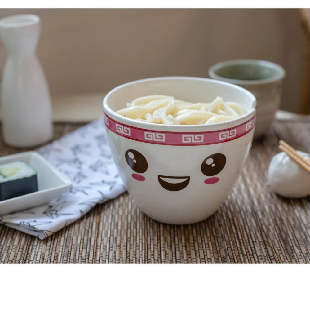 Ramen Bowl Miso Hungry Bowl with Chopsticks Set New - Picture 3 of 8